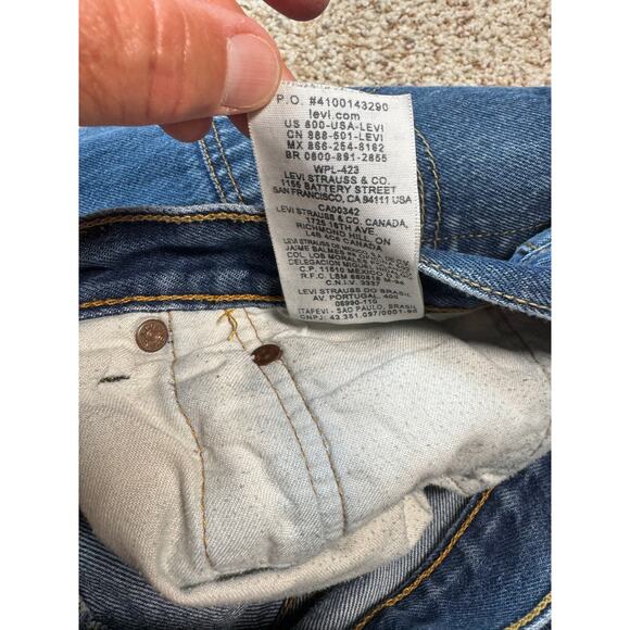 LEVI'S Men's Jeans/Pants Levi's 501, Button Fly size Men's 36X32, straight leg - Picture 10 of 10